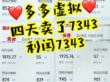 拼多多虚拟商品暴利6.0玩法，轻松实现月入过W